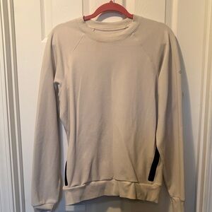 Alo Crewneck Sweater in Light Beige